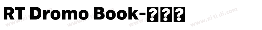 RT Dromo Book字体转换